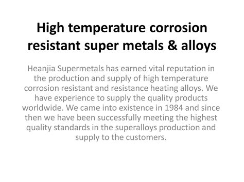  Superalloys: วัสดุอัศจรรย์ที่ทนความร้อนสูงและการกัดกร่อน!